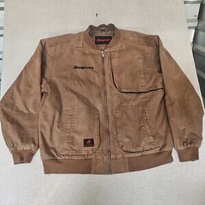 Snap On Tools Canvas Bomber Work Jacket Mens 2XL Limited Edition
